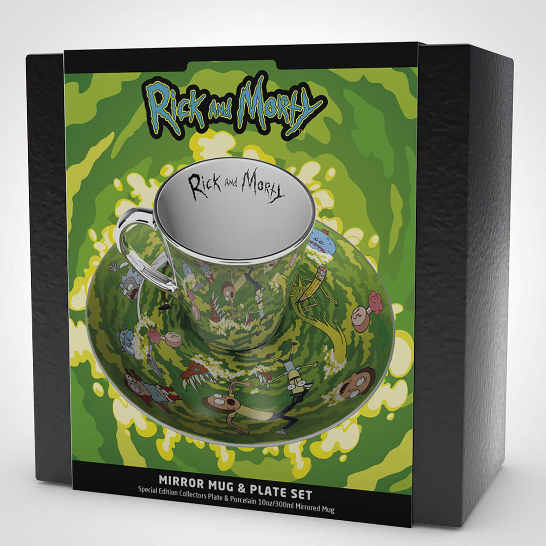 Rick and Morty Cup and Saucer Set