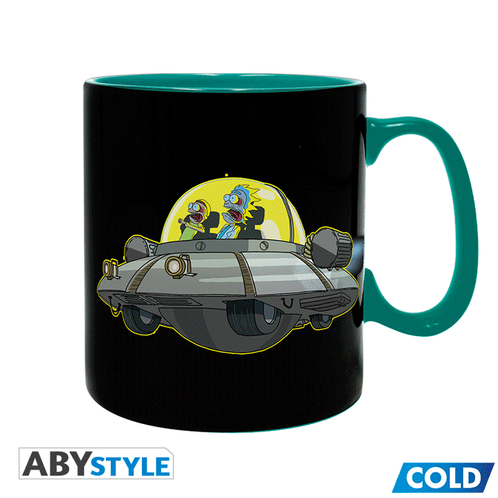 Rick and Morty Heat Changing Cup Spaceship
