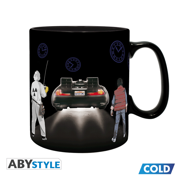 Back to the Future Heat Changing Mug Time Machine