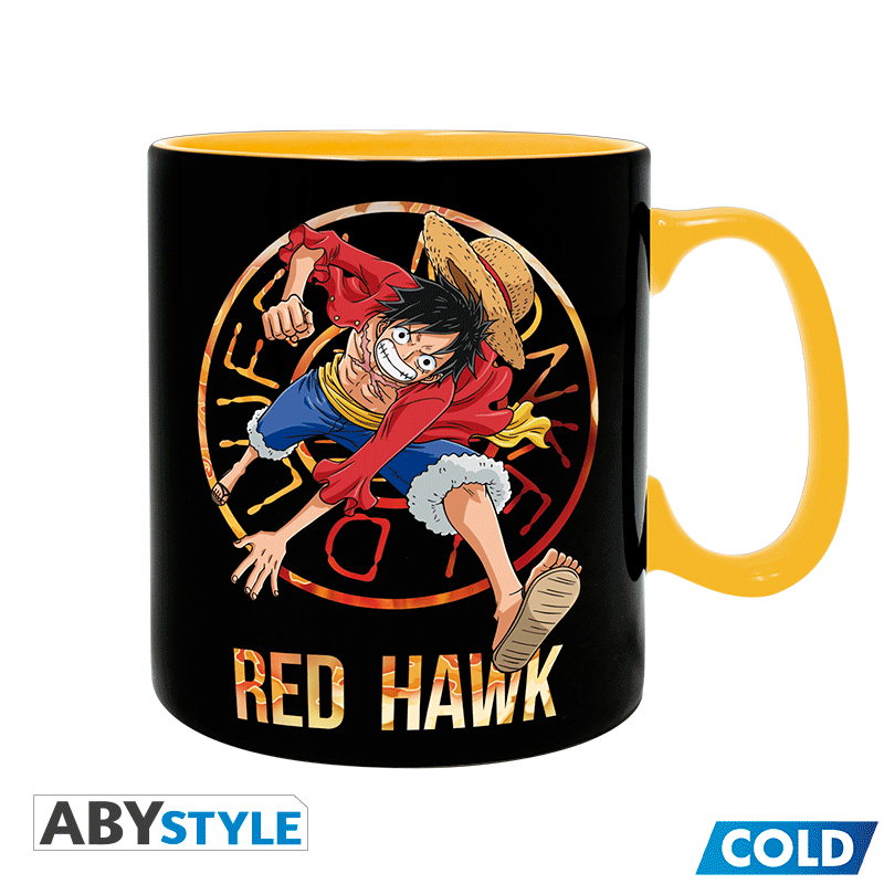 One Piece Heat Changing Mug Luffy &amp; Sabo