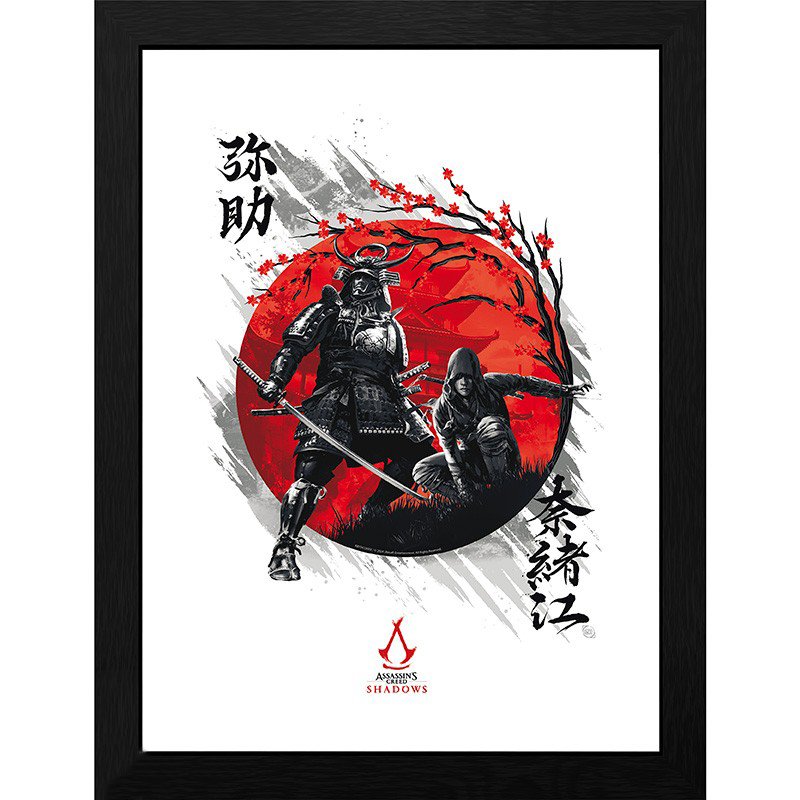 Assassin's Creed Innrammet Bilde 30 x 40 cm Shadows - Supernerds