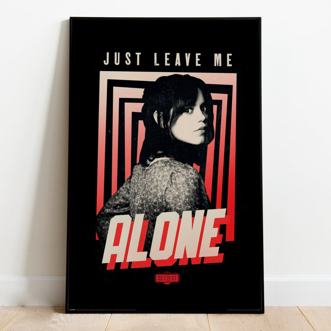 Beetlejuice 2 Plakat Just Leave Me Alone - Supernerds