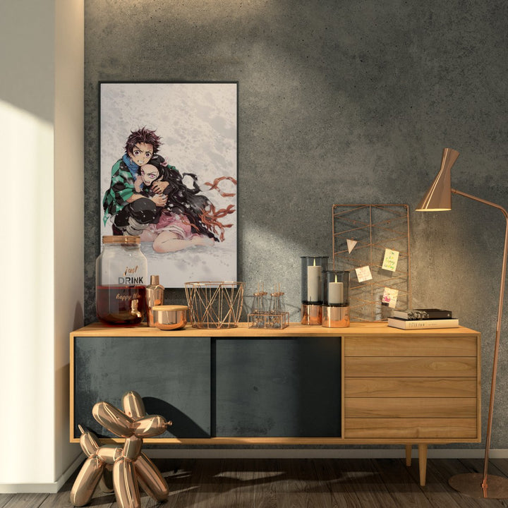 Demon Slayer Plakat Tanjiro & Nezuko Snow - Supernerds