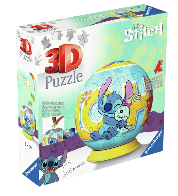Disney's Lilo and Stitch Puslespill 3D Globus 72 brikker - Supernerds