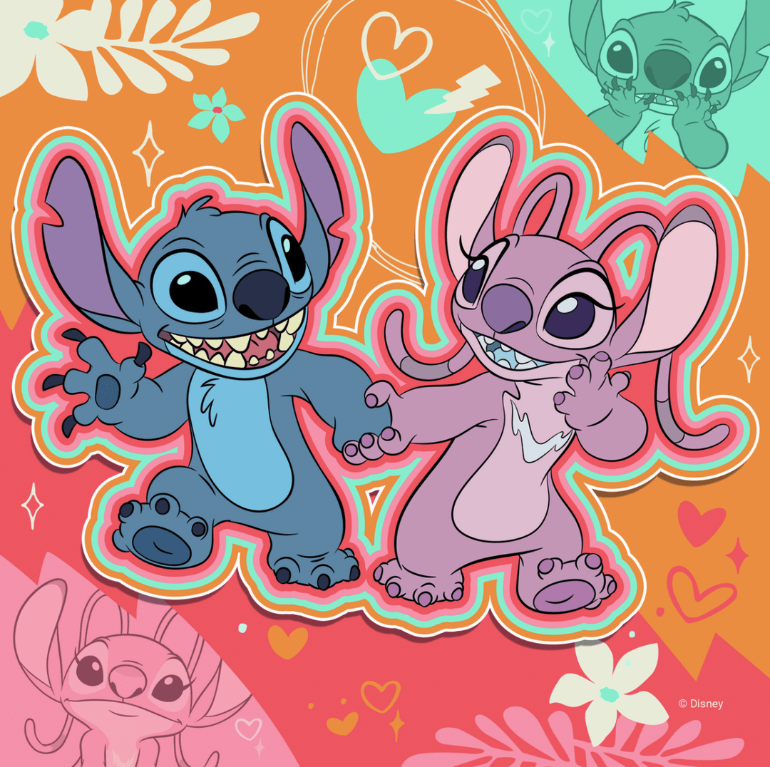 Disney's Lilo and Stitch Puslespill 49 brikker 3 - pk - Supernerds