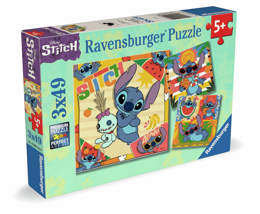 Disney's Lilo and Stitch Puslespill 49 brikker 3 - pk Aloha - Supernerds