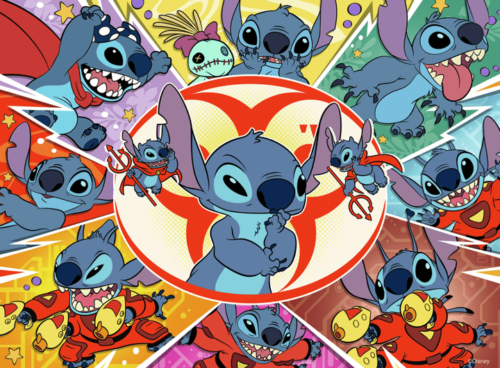 Disney's Lilo and Stitch Puslespill XXL 100 brikker - Supernerds