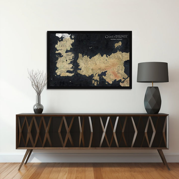 Game of Thrones Plakat Westeros Map - Supernerds