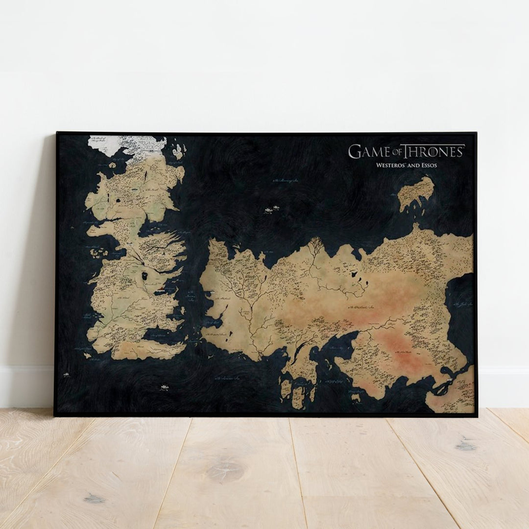 Game of Thrones Plakat Westeros Map - Supernerds