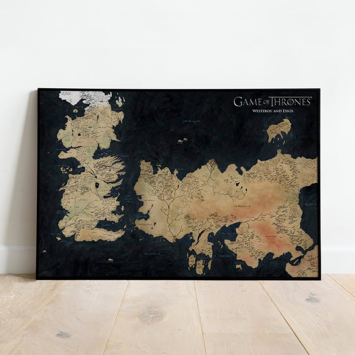 Game of Thrones Plakat Westeros Map - Supernerds
