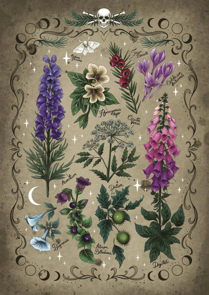 Giftige Planter Puslespill 1000 brikker - Supernerds