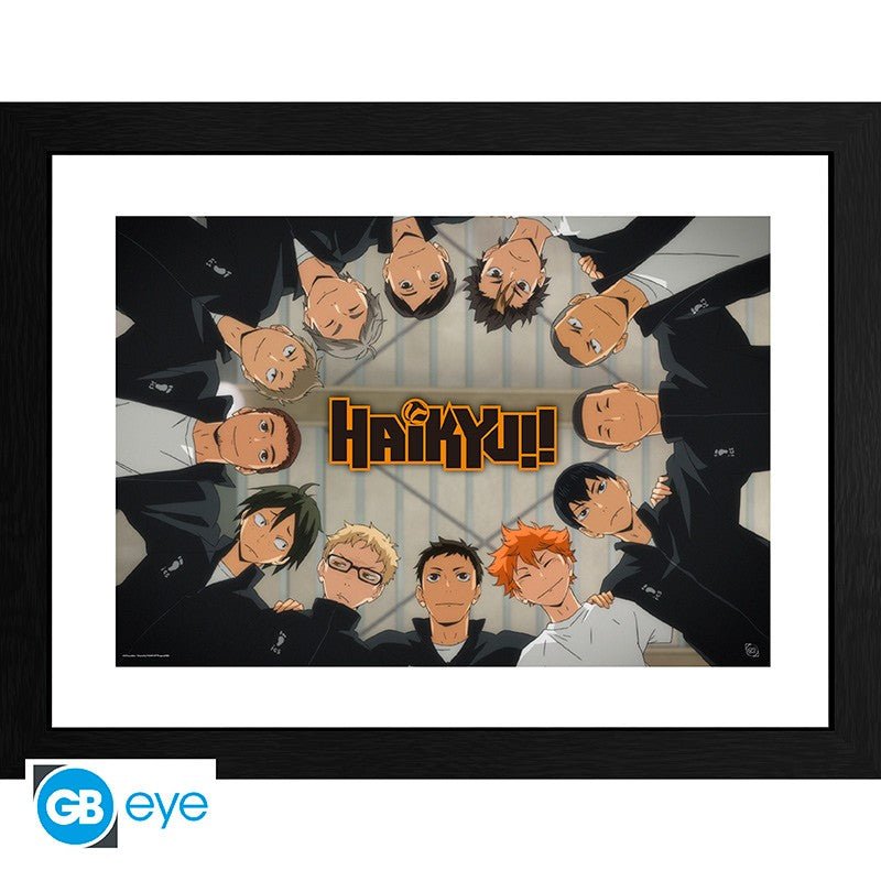 HAIKYU!! Innrammet Bilde 30 x 40 cm Fight - Supernerds