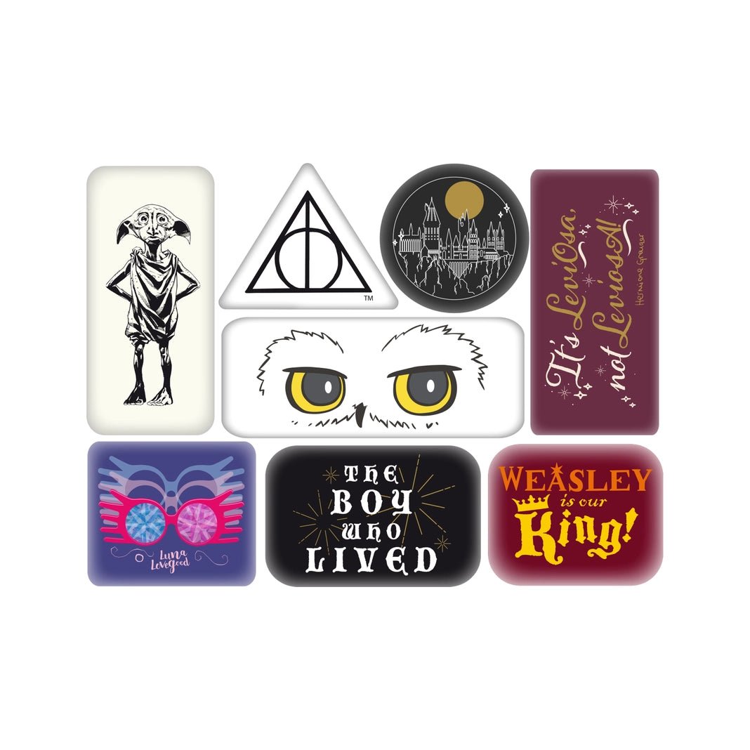 Harry Potter Kjøleskapmagneter 8-pk - Supernerds
