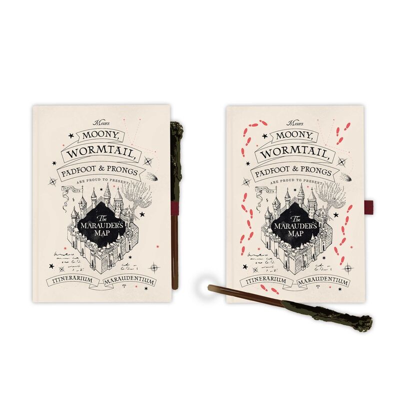 Harry Potter Marauders Map Notatbok - Supernerds