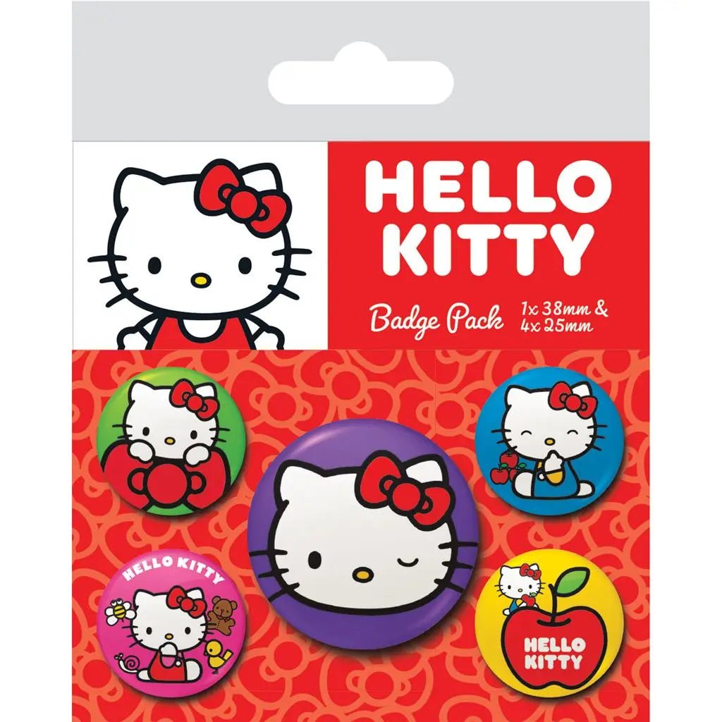 Hello Kitty Pins 5 - pk - Supernerds