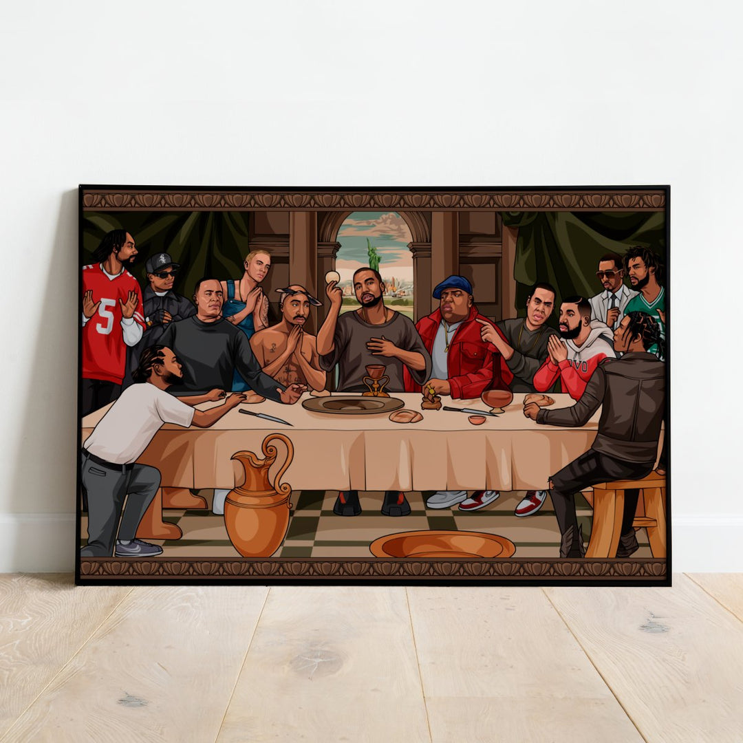 Hip Hop Plakat The Last Supper of Hip Hop - Supernerds