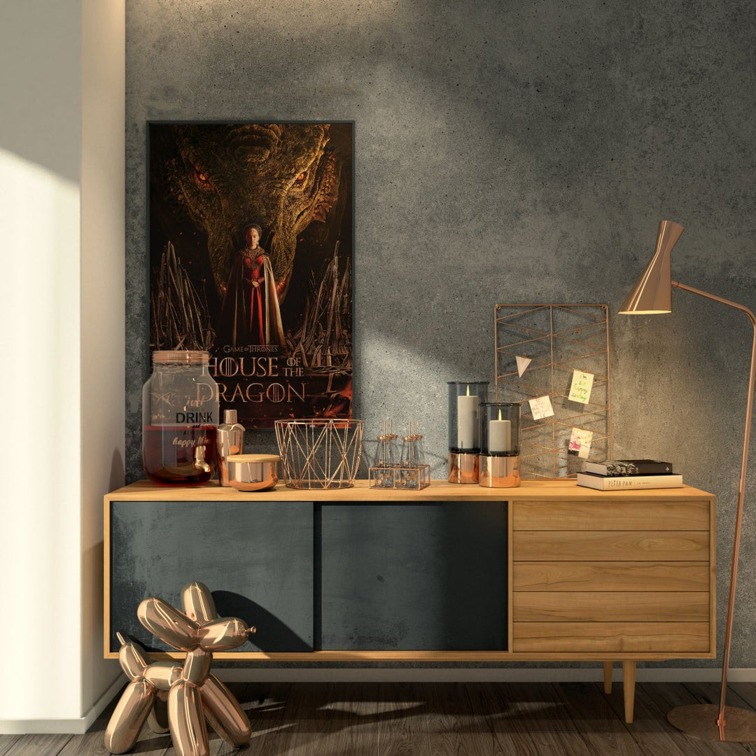 House of the Dragon Plakat Dragon Throne - Supernerds