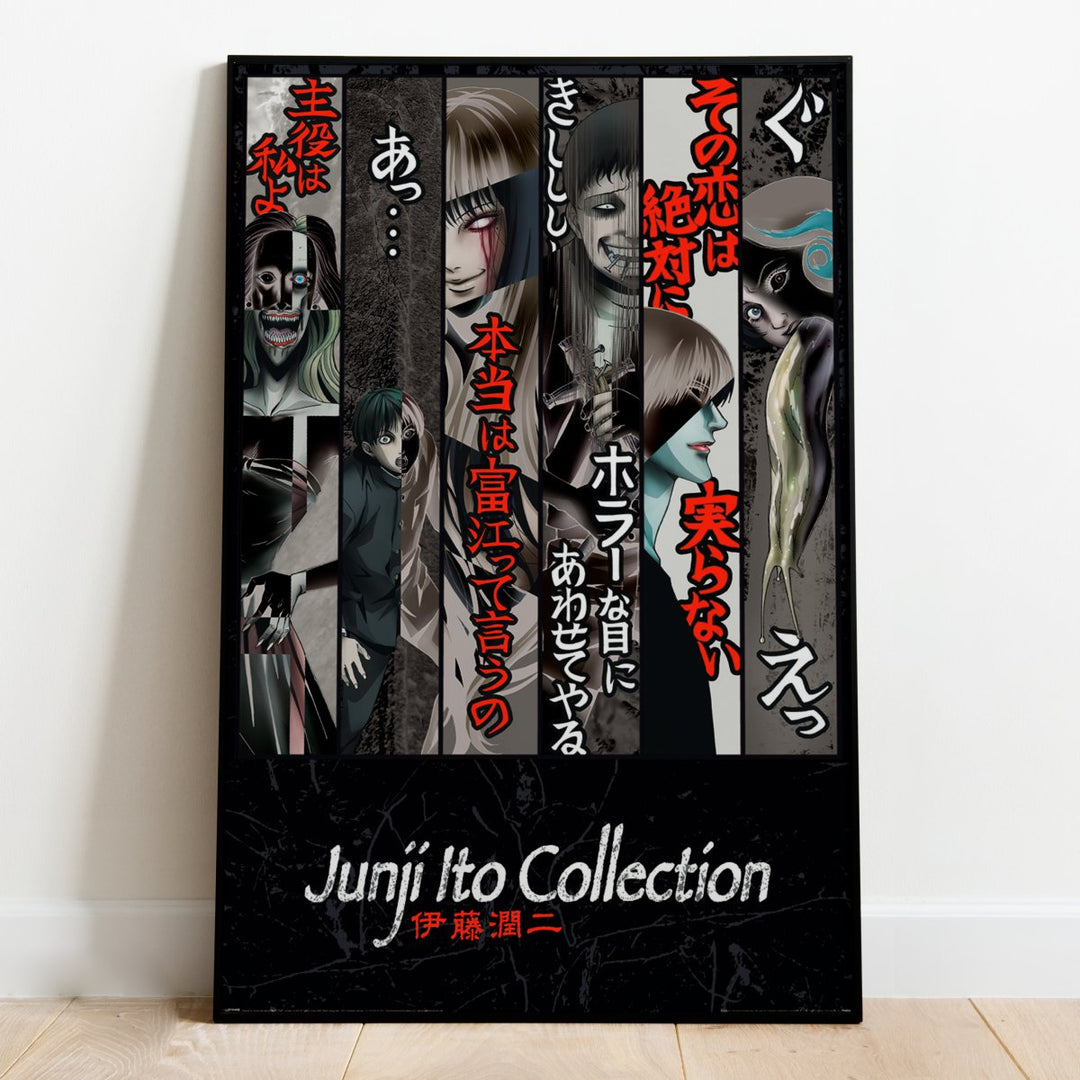 Junji Ito Plakat Faces of Horror - Supernerds