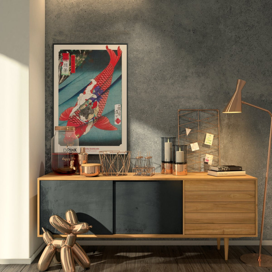 Koi Fisk Plakat - Supernerds