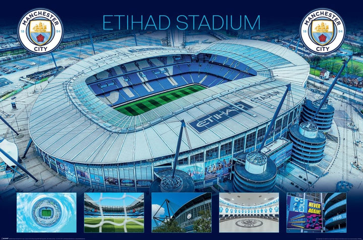 Manchester City Plakat Etihad - Supernerds