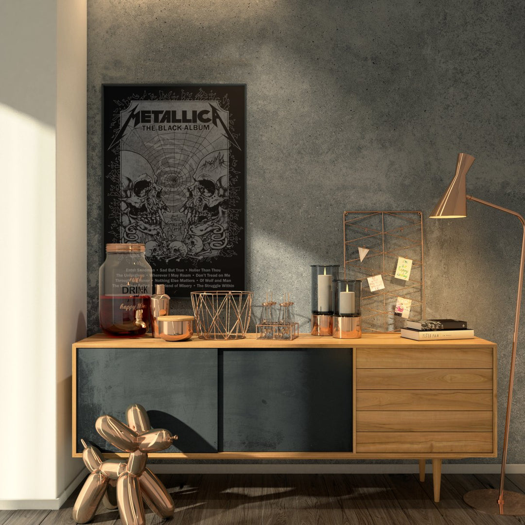 Metallica Plakat Black Album - Supernerds