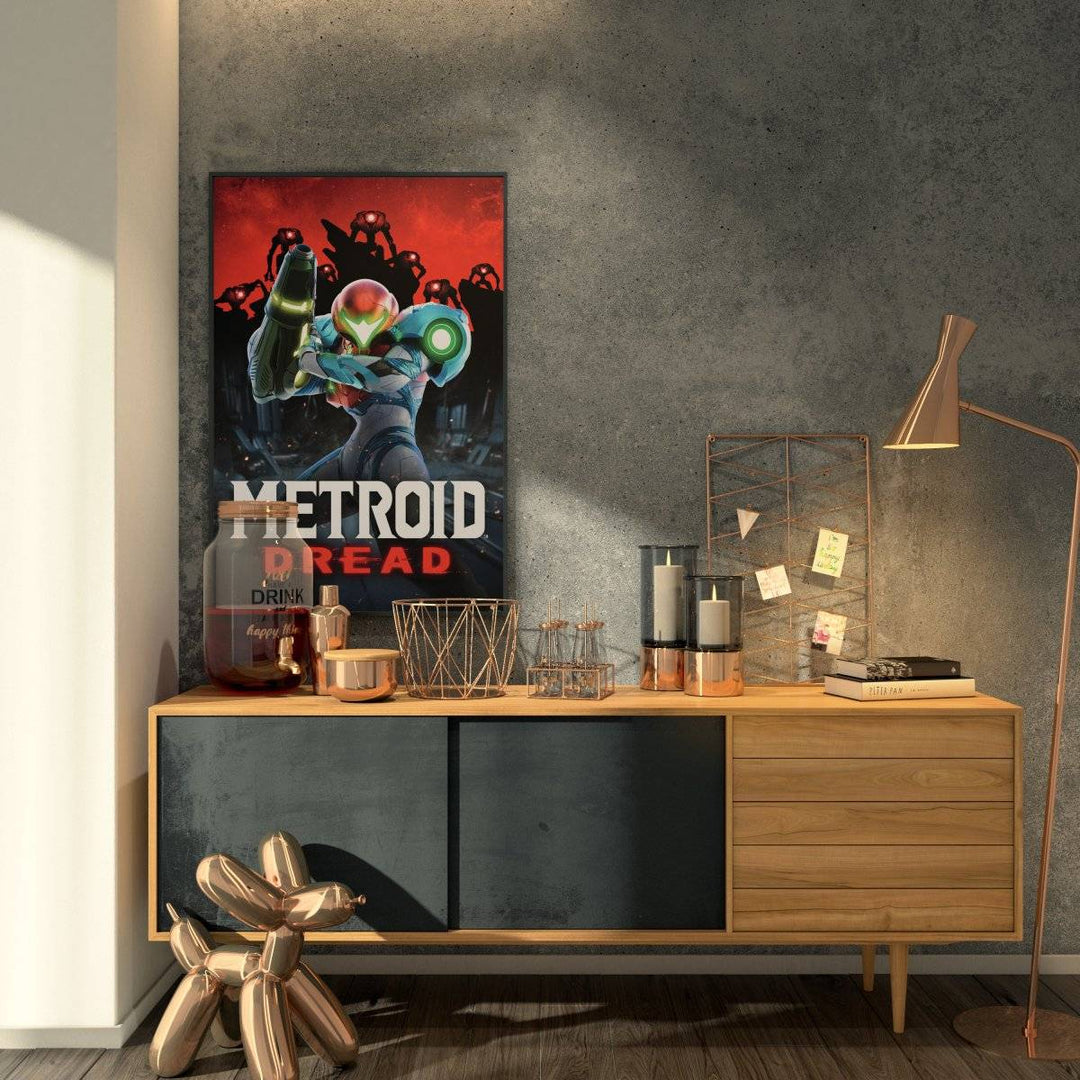 Metroid Plakat Dread Shadows - Supernerds