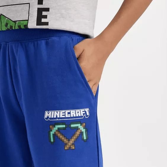 Minecraft Bermuda Shorts Diamond Pickaxes - Supernerds