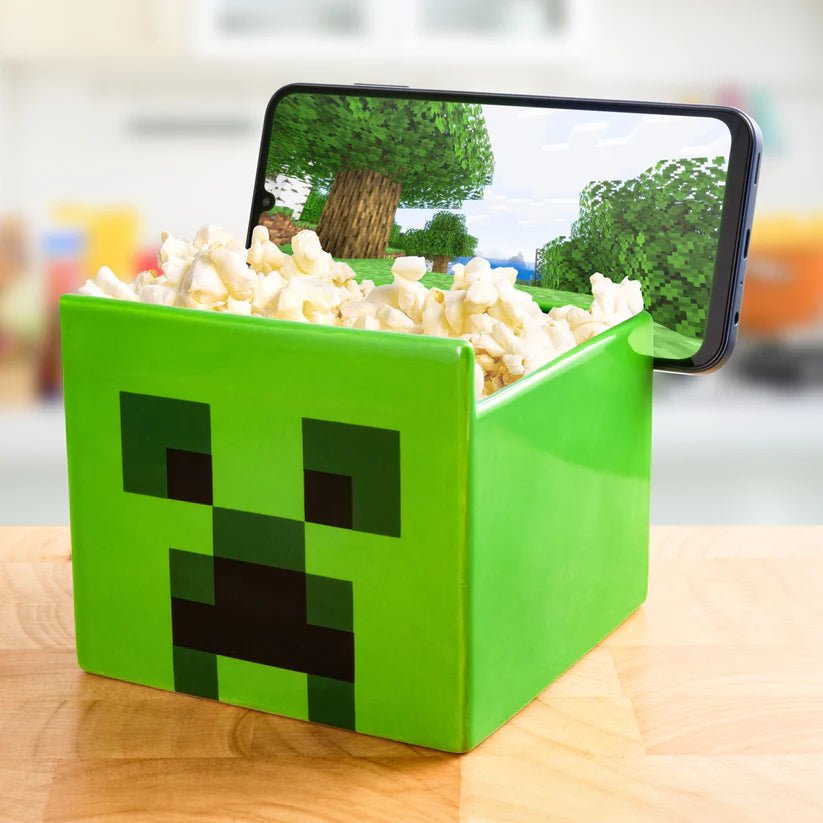 Minecraft Creeper Streaming Snacks Skål - Supernerds