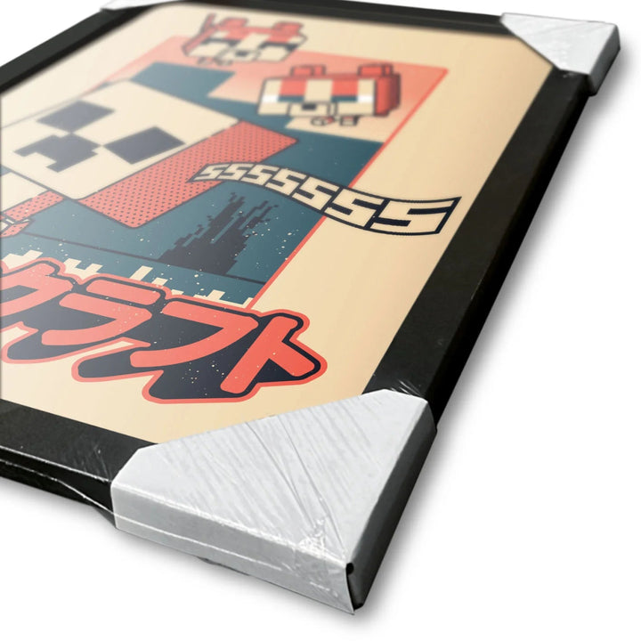 Minecraft Innrammet Bilde 30 x 40 cm Chibi - Supernerds