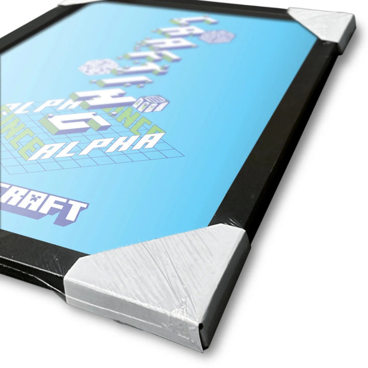 Minecraft Innrammet Bilde 30 x 40 cm Crafting - Supernerds