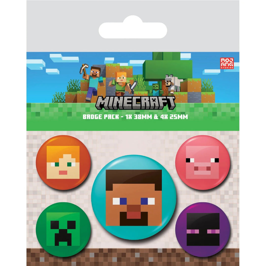 Minecraft Pins 5 - pk - Supernerds