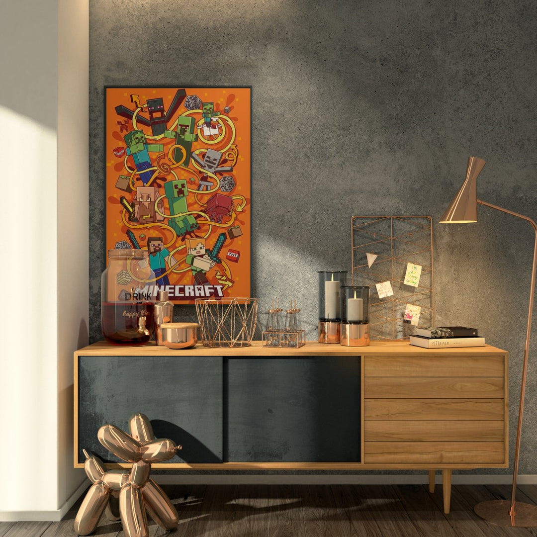 Minecraft Plakat Swirls - Supernerds