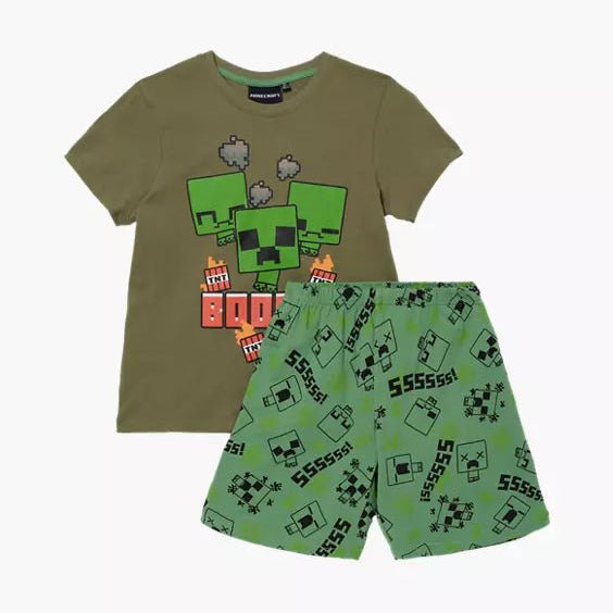 Minecraft Pysjamas Teeny Tiny Creepers - Supernerds