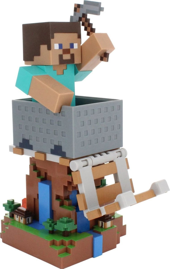 Minecraft Steve Cable Guys Samlefigur - Supernerds