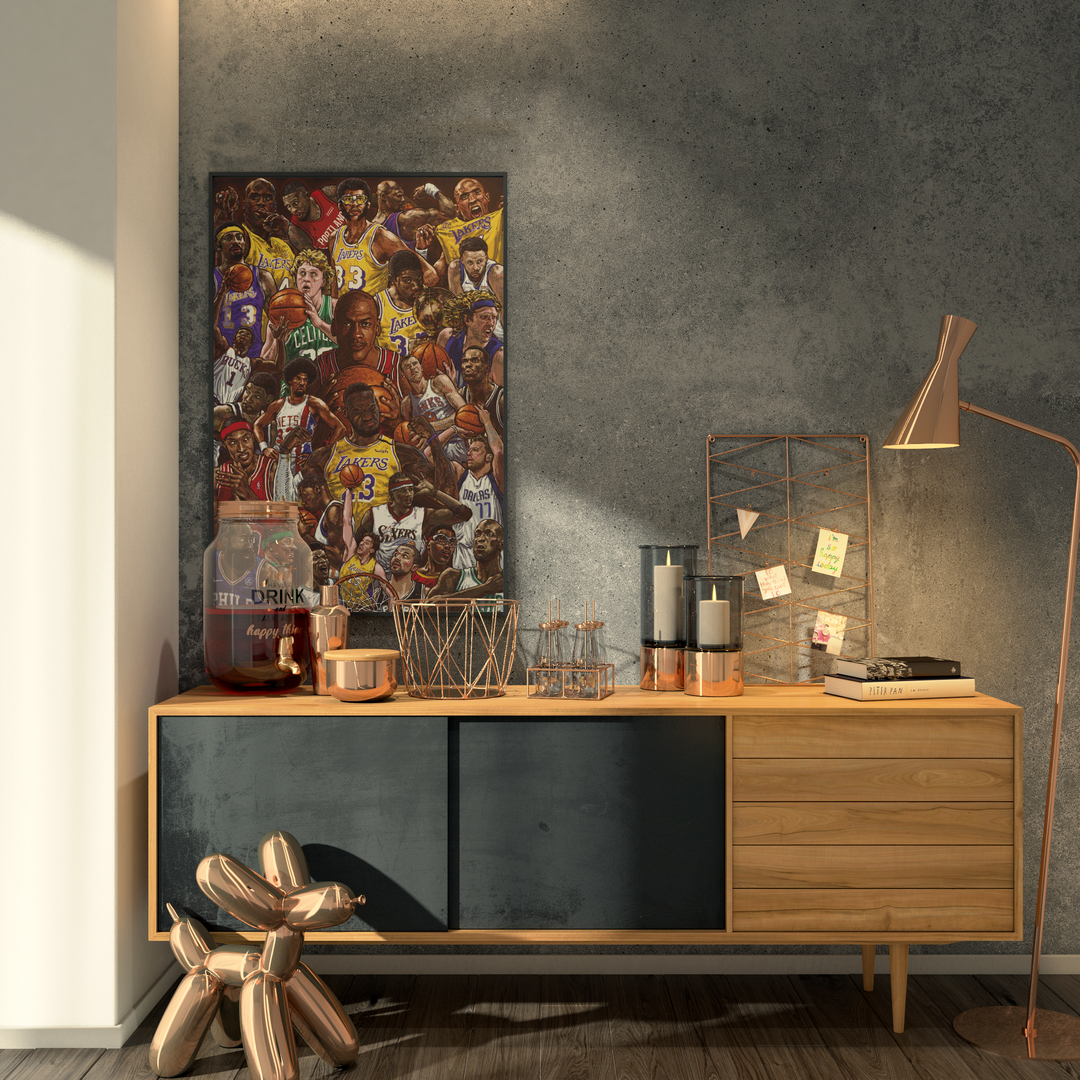 Basketball Superstars Plakat - Supernerds