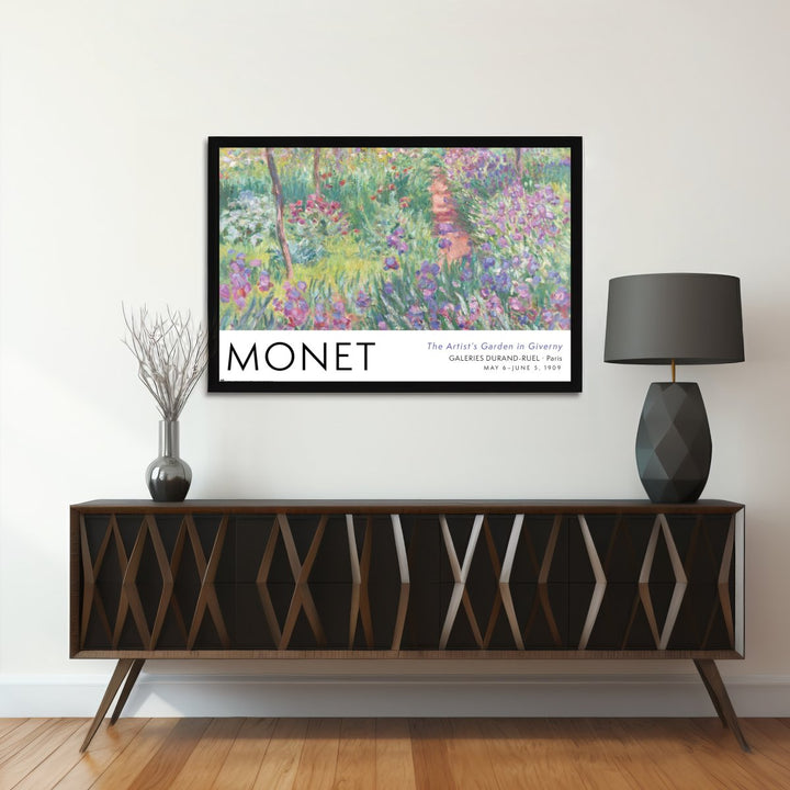 Monet Kunstnerens Hage Ved Giverny Plakat - Supernerds