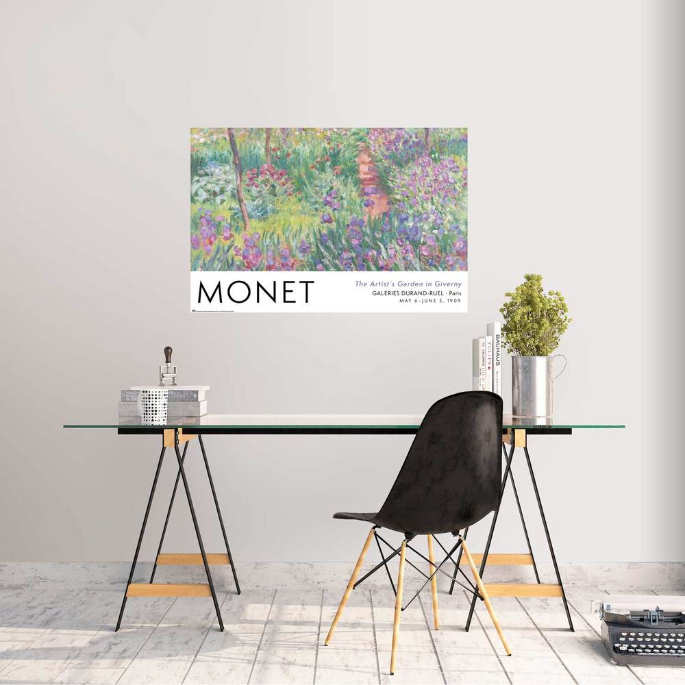 Monet Kunstnerens Hage Ved Giverny Plakat - Supernerds
