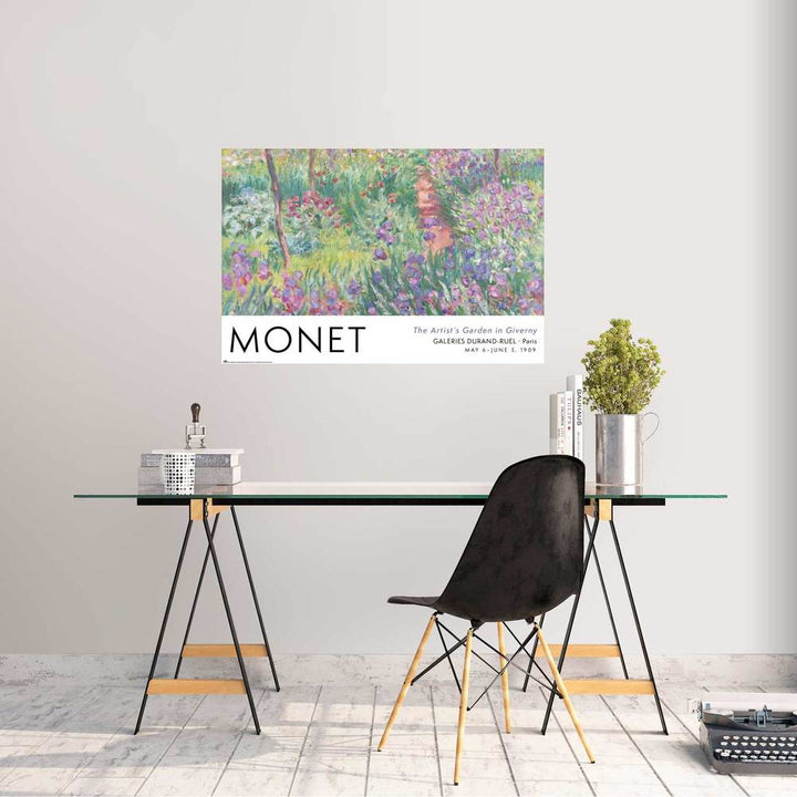Monet Kunstnerens Hage Ved Giverny Plakat - Supernerds