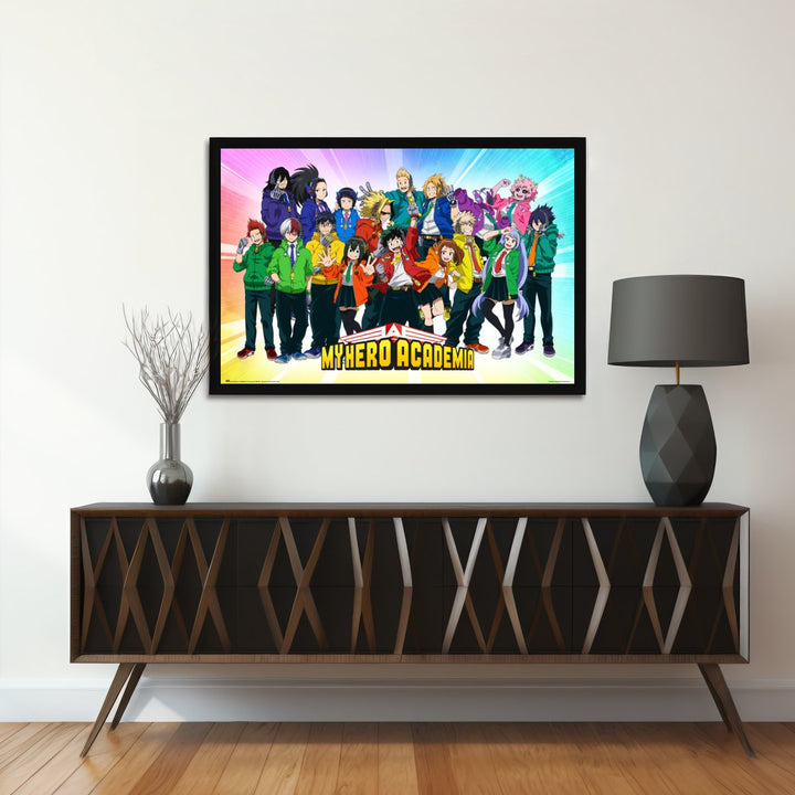 My Hero Academia Plakat Festive Lineup - Supernerds