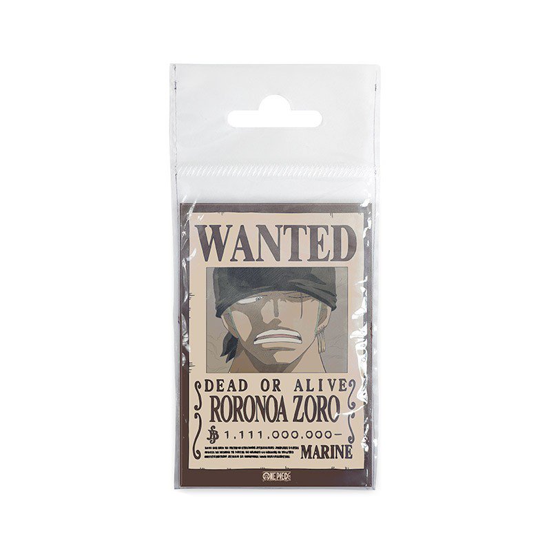 One Piece Kjøleskapmagnet Wanted Zoro - Supernerds