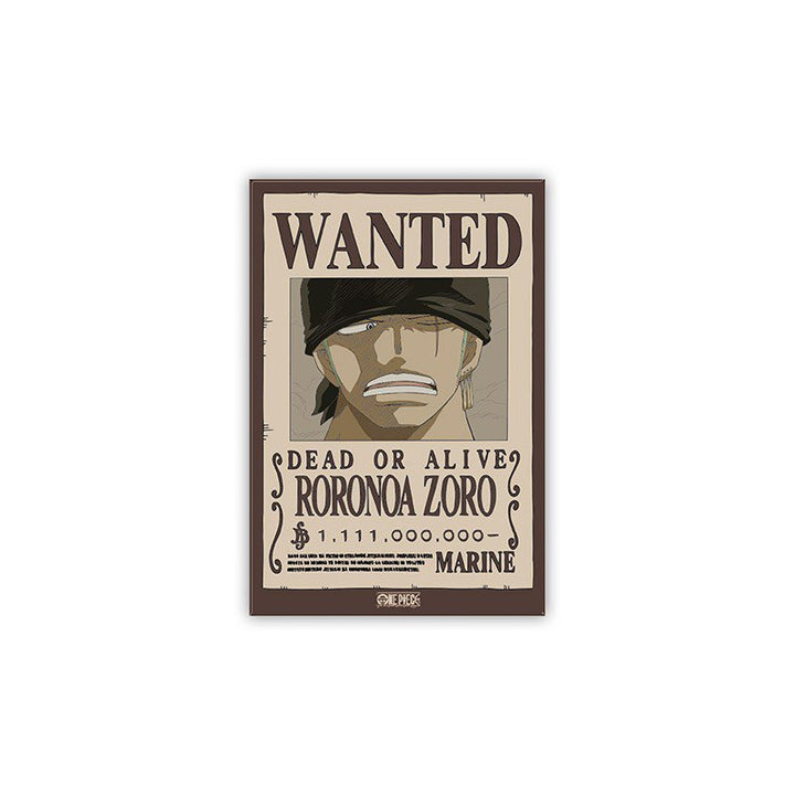 One Piece Kjøleskapmagnet Wanted Zoro - Supernerds