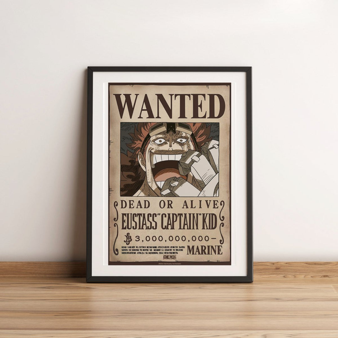 One Piece Plakat 52 x 38 cm Wanted Kid Wano - Supernerds