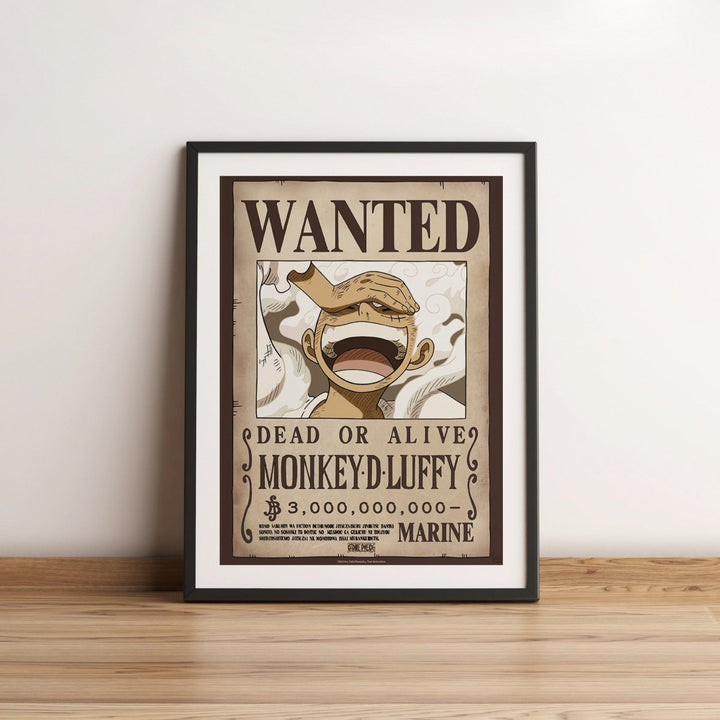 One Piece Plakat 52 x 38 cm Wanted Luffy Wano - Supernerds