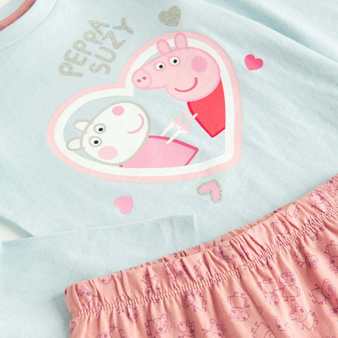 Peppa Gris Pysjamas Peppa & Suzy - Supernerds