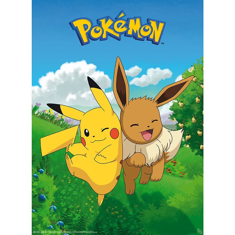Pokemon Plakat 52 x 38 cm Environments 2-pk - Supernerds