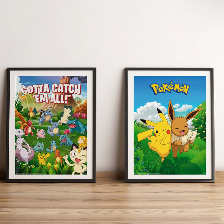 Pokemon Plakat 52 x 38 cm Environments 2-pk - Supernerds