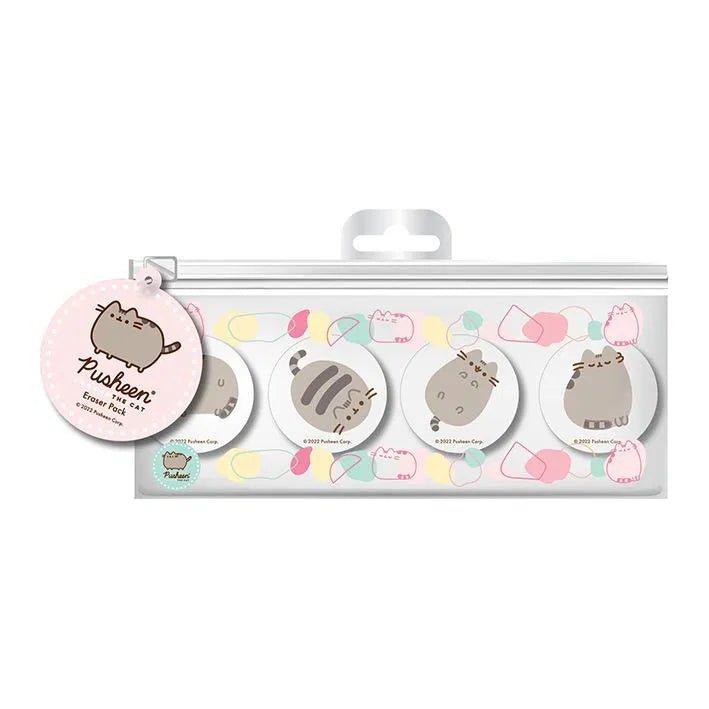 Pusheen Viskelær 4 - pk - Supernerds