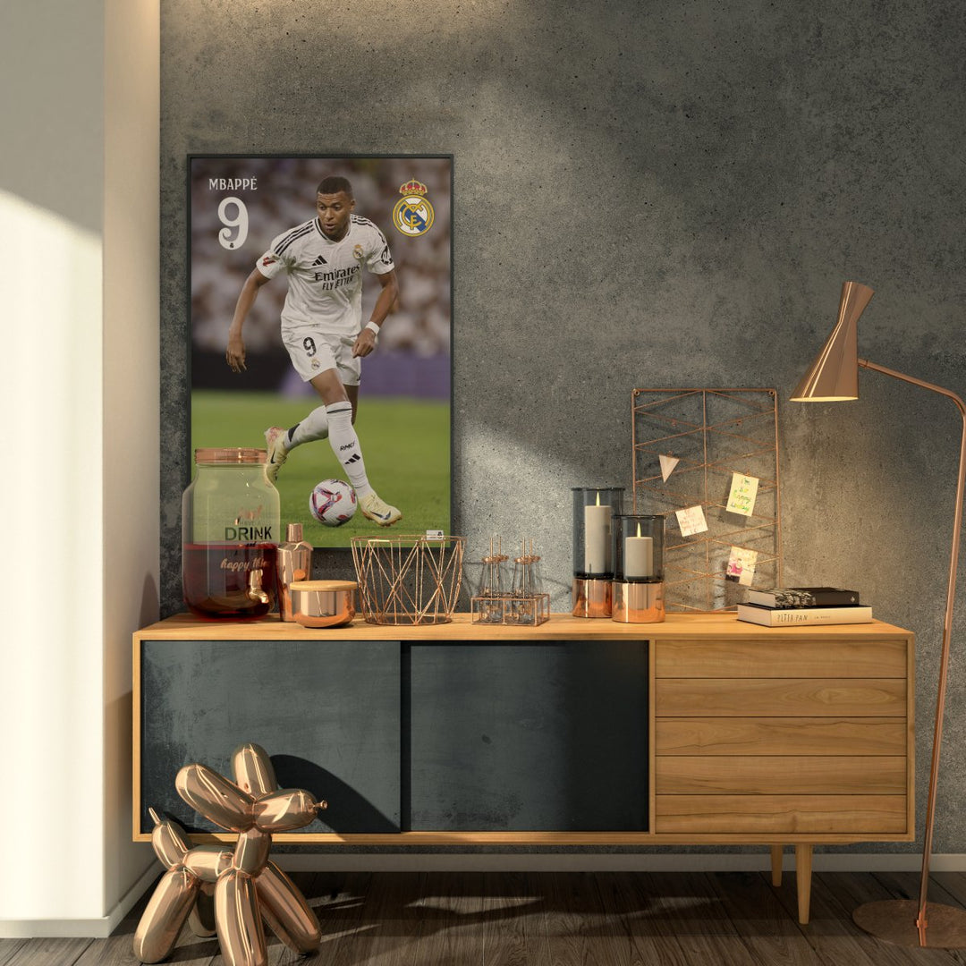 Real Madrid Plakat Mbappe - Supernerds