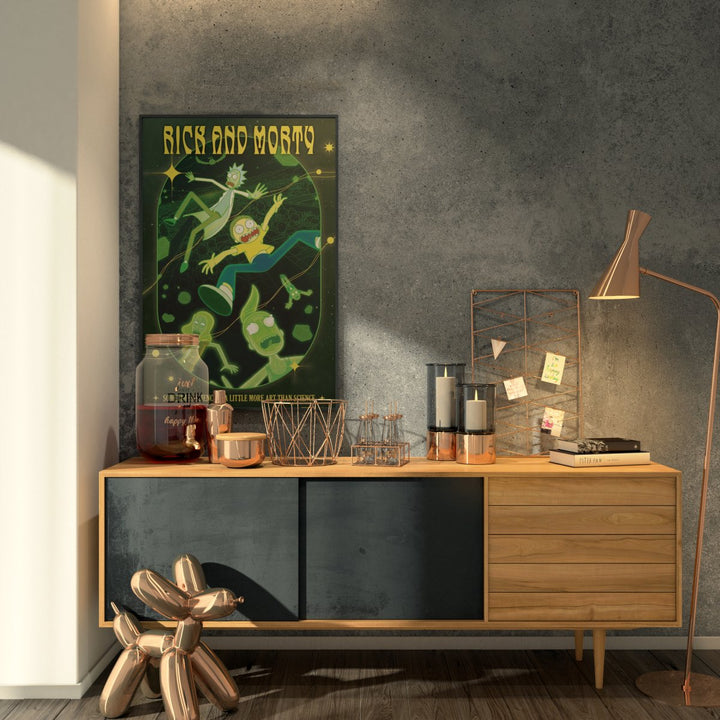 Rick and Morty Plakat In Space - Supernerds