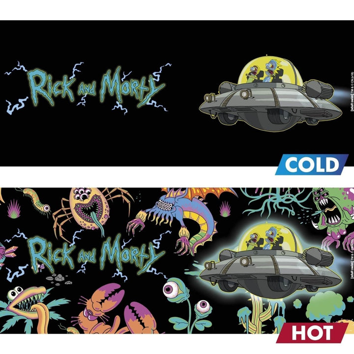 Rick and Morty Varmeskiftende Kopp Spaceship Mugs